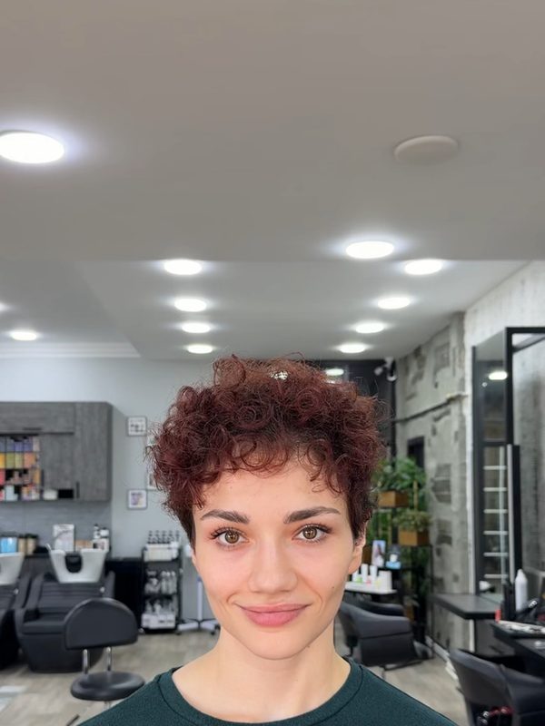 Kıvırcık pixie renk